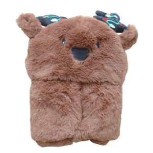 100% Poly Plush Super-soft Velour Hooded Towel