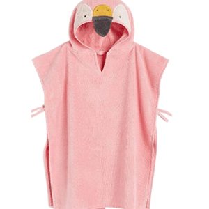 Velour Terry Ponchos with Embroidery